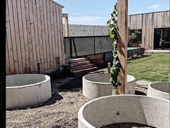 Inel Beton Ø100 cm • 50 cm inaltime • Ideal jardiniere / amenajari gradina