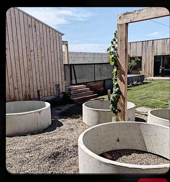 Inel Beton Ø100 cm • 50 cm inaltime • Ideal jardiniere / amenajari gradina