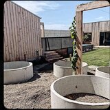 Inel Beton Ø100 cm • 50 cm inaltime • Ideal jardiniere / amenajari gradina